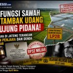 ALIH FUNGSI SAWAH JADI TAMBAK UDANG BERUJUNG PIDANA! PENGUSAHA DI JATENG TERANCAM 5 TAHUN PENJARA DAN DENDA RP1 MILIAR