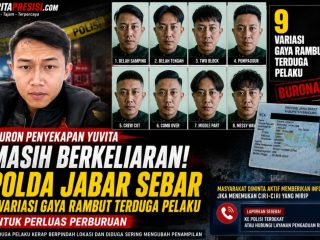 BURON PENYEKAPAN DAN PENGANIAYAAN YUVITA BELUM TERTANGKAP! POLDA JABAR SEBAR 9 REKONSTRUKSI PENAMPILAN TERDUGA PELAKU, PERBURUAN DIPERLUAS