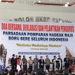 Eratkan Kebersamaan, Pomparan Nadeak Raja Boru Bere Doa Bersama dan Gelar Deklarasi di Sopo Bolon HKBP Pangururan