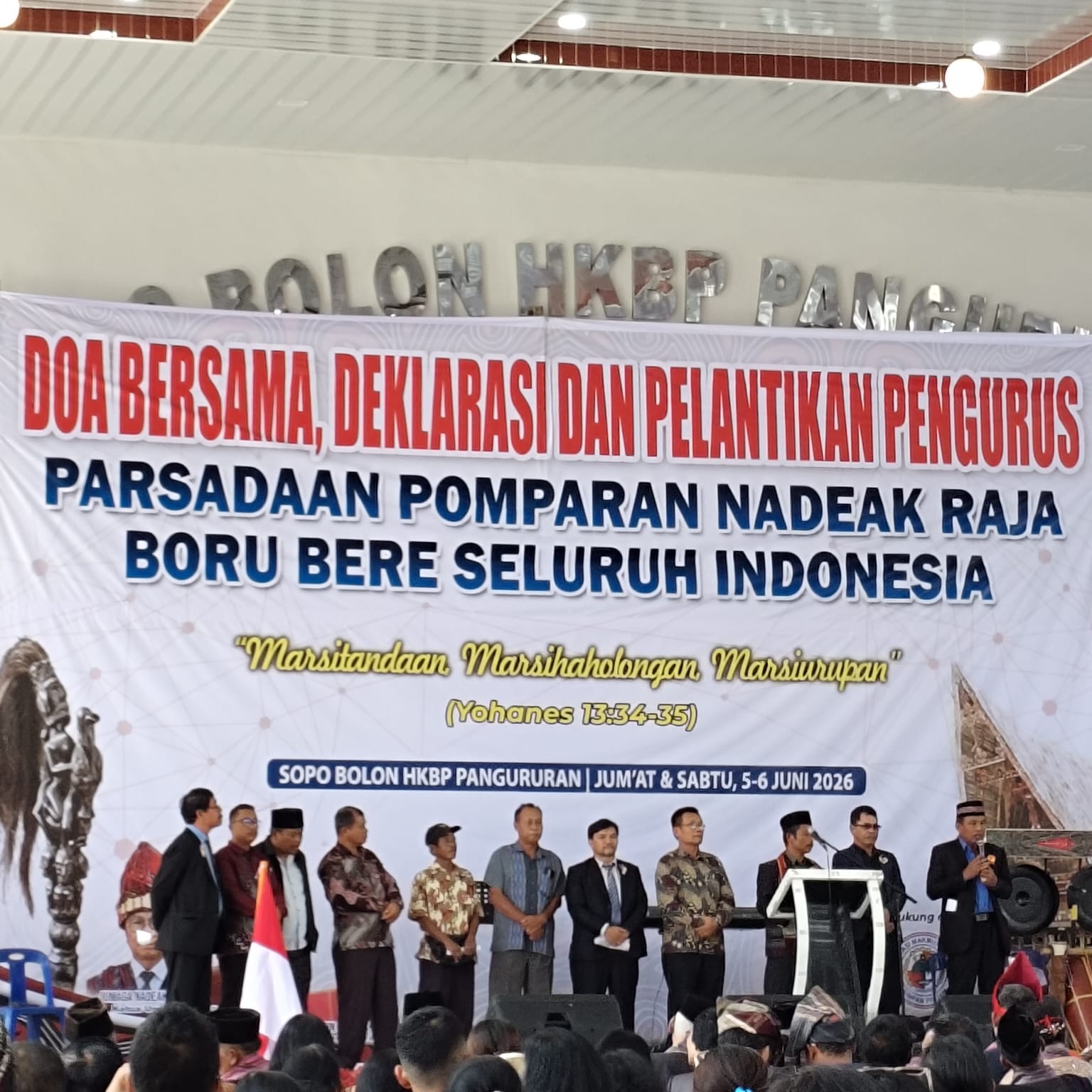 Foto Bersama : Doa Bersama dan Deklarasi Nadeak Raja Boru Bere