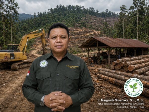YAYASAN SALAMBA  DESAK KAPOLDA RIAU: EFEKTIFKAN GREEN POLICE DI KAMPAR KIRI