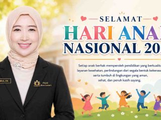 Selamat Hari Anak Nasional 2026, Nurul FA: Generasi Sehat, Cerdas, Ceria, dan Berakhlak Mulia