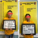 Polsek Tebing Tinggi Amankan Dua Orang Pria Diduga Kuat Pengedar Sabu 2,74 Gram di Banglas Barat