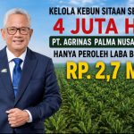 Kelola  Lahan seluas 4,11 Juta Hektar hasil Sitaan PT Agrinas Palma Nusantara memperoleh Laba Bersih Hanya Rp 2,7 Miliar