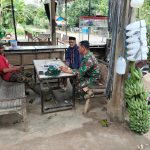 Perkokoh Silaturahmi, Babinsa Gelar Komsos Bersama Warga Desa Blang Jrat