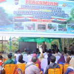 Jembatan Merah Putih Presisi Tahap II Di Resmikan waka Polres Kepulauan Meranti Didesa Mayang sari.