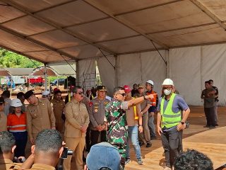 Tinjau Lokasi Peresmian Blok Masela