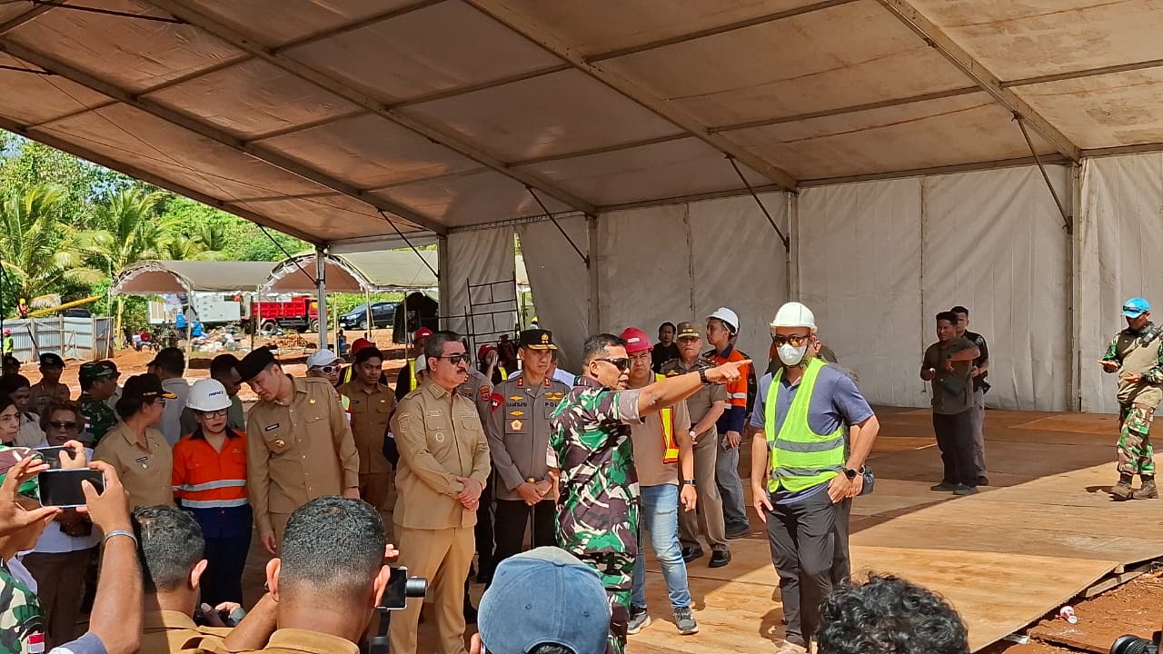 Tinjau Lokasi Peresmian Blok Masela