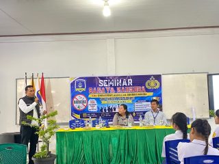 Polres Kepulauan Meranti Gelar Penyuluhan Tentang Bahayanya Narkoba ke Sekolah SMA Kalam Kudus
