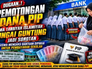 Dugaan Pemotongan Dana PIP di MA Tarbiyah Islamiyah Sungai Guntung Jadi Sorotan, Siswa Mengaku Bantuan Dipakai untuk Pembayaran Sekolah