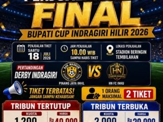 Transparansi Bupati Cup Inhil 2026 Dipertanyakan, Tidak Boleh Untuk  Kepentingan partai Tertentu