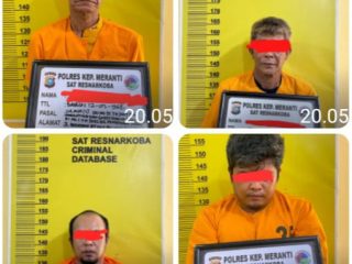 Satresnarkoba  Polres Meranti Bongkar Dua Kasus Peredaran Sabu dalam Sehari, Empat Diduga Pengedar Diamankan