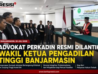 Advokat PERKADIN Resmi Dilantik Wakil Ketua Pengadilan Tinggi Banjarmasin, Ketua Umum Tekankan Integritas, Profesionalisme, dan Pengabdian kepada Masyarakat