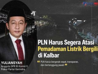 Blackout, Yuliansyah: PLN Harus Segera Atasi Pemadaman Listrik Bergilir di Kalbar