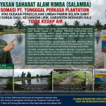 Diduga Kolam Limbah Tak Kedap Air, Yayasan SALAMBA Segera Gugat PT Tunggal Perkasa Plantation ke PN Inhu