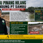 Ditemukan lokasi menghilang nya sungai alam "Sungai pinang di duga di bendung oleh PT Pulau sambu Kuala Enok