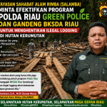 Yayasan SALAMBA: Desak Program Green Police Polda Riau di Efektifkan di Hutan Suaka Marga Satwa Kerumutan dan Maksimalkan Implementasi  Call Centel 110 Polri