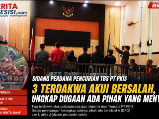Tiga Terdakwa Pencurian TBS PT PKIS Akui Bersalah, Sidang Perdana Ungkap Dugaan Ada Pihak Lain di Balik Aksi