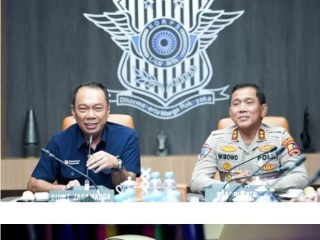 Kakorlantas Polri Irjen Pol Wibowo Menerima Audiensi Direktur Utama PT Jasa Marga (Persero) Tbk Rivan A. Purwantono