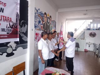 Ratusan Massa Hadiri Pelantikan PAC Bara JP Siantar Utara