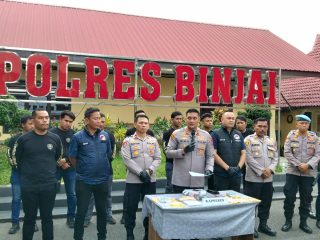 Satuan Narkoba Polres Binjai Amanakan 20 Orang