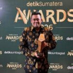 Pemprov SUMUT meraih penghargaan detikSumatera Awards 2026 kategori Percepatan Layanan Dasar dan Pemerataan Pembangunan Daerah
