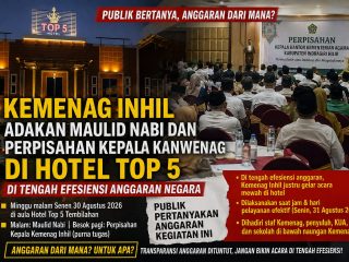Kemenag Inhil Gelar Maulid Nabi dan Perpisahan Kepala Kemenag di Hotel Top 5, Publik Pertanyakan Sumber Anggaran