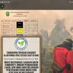 ISPU Tembus Level Berbahaya, Yayasan SALAMBA  Desak Warga Riau Lakukan Green Community