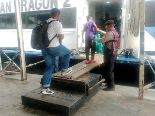 Polres Kepulauan Meranti Perkuat Pengamanan dan Imbauan Kamtibmas di Pelabuhan Tanjung Harapan