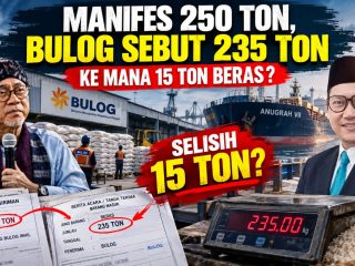 Dugaan Selisih 15 Ton Beras Bulog Inhil Mencuat, Manifes Kapal 250 Ton Disebut Hanya 235 Ton Masuk Gudang