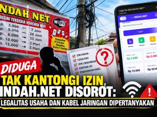 Indah Net Diduga Tidak Kantongi Izin, Tarif Langganan dan Pemasangan Kabel di Rumah Warga Dipertanyakan