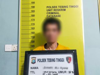 Polsek Tebing Tinggi Berhasil Ringkus Pelaku Curanmor Di Jalan Imam Bonjol