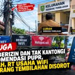 Diduga Tak Berizin, Tak Kantongi Rekomendasi PUPR, Usaha WiFi Seberang Tembilahan Disorot Lurah dan RT