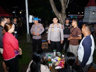 Kapolres Kepulauan Meranti Turun Langsung Patroli Malam di Selatpanjang