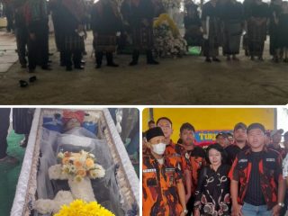 PAC Pemuda Pancasila Medan Selayang Melayat ke Rumah Duka Orang Tua Alvan Ginting