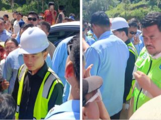 Gubernur Bobby Nasution Dampingi Wapres Gibran Tinjau Hunian Tetap dan Infrastruktur di Tapteng