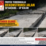 INPEST Desak Rekonstruksi Jalan SP Batang–SP Kulim Ditender Ulang, Menangkan Kontraktor Profesional dan Berpengalaman