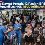 Ruang Rawat Penuh, 12 Pasien BPJS Menunggu di Luar IGD RSUD Arifin Achmad
