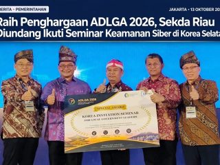 Raih Penghargaan ADLGA 2026, Sekda Riau Diundang Ikuti Seminar Keamanan Siber di Korea Selatan