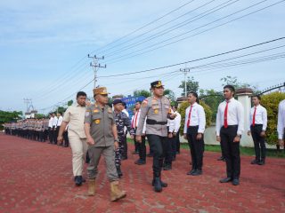 Kapolres Kepulauan Meranti Langsung Pimpin Apel Operasi Patuh Lancang Kuning 2026, Keselamatan Berlalu Lintas Jadi Prioritas