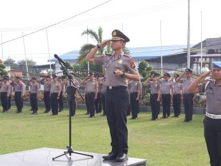 Polres Pelalawan Gelar Upacara Peringatan Hari Sumpah Pemuda ke-98 Tahun 2026